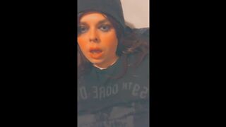 Porn addicted gooner Tgirl likes your big little dick