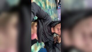 Hermosa latina Joven Se emociona al ver mi polla en su boca