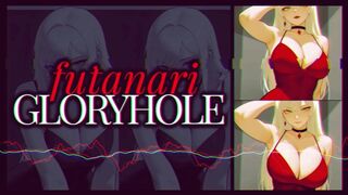F4M | Erotic Audio | Dark Neon | Futanari Gloryhole Facefuck FutaDom