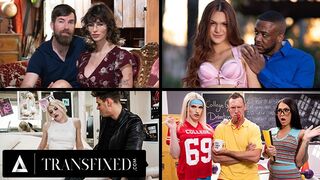 TRANSFIXED - CIS MEN FUCK TRANS WOMEN COMPILATION! BAREBACK ANAL, THREESOMES, AND BIG TRANS TITS